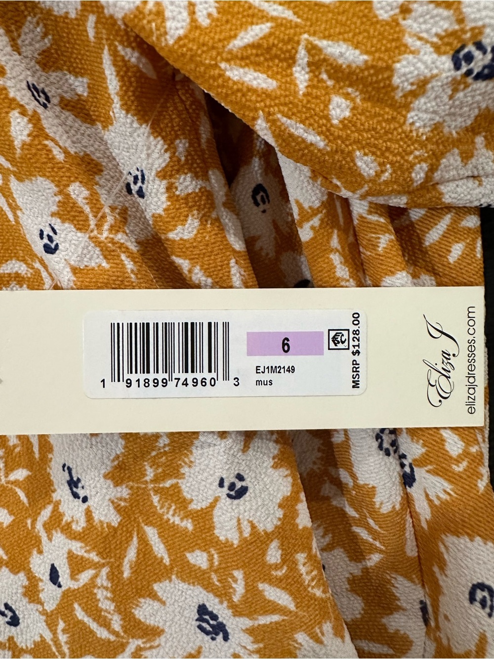 Eliza J Floral Ruffle Hem Dress NWT - Picture 10 of 11